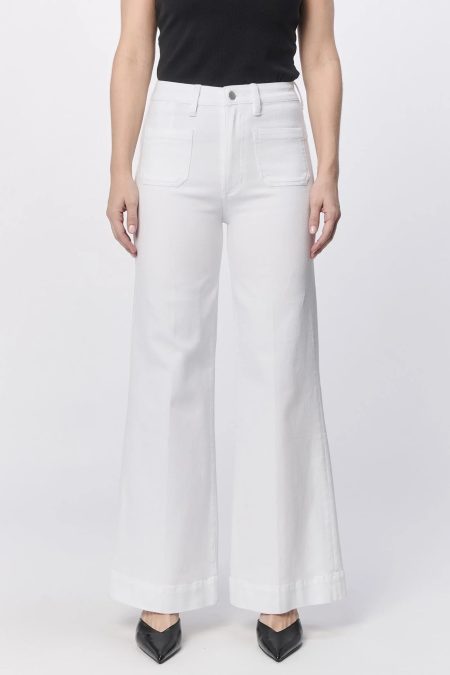 Dear John Fiona Wide Leg Jean in White